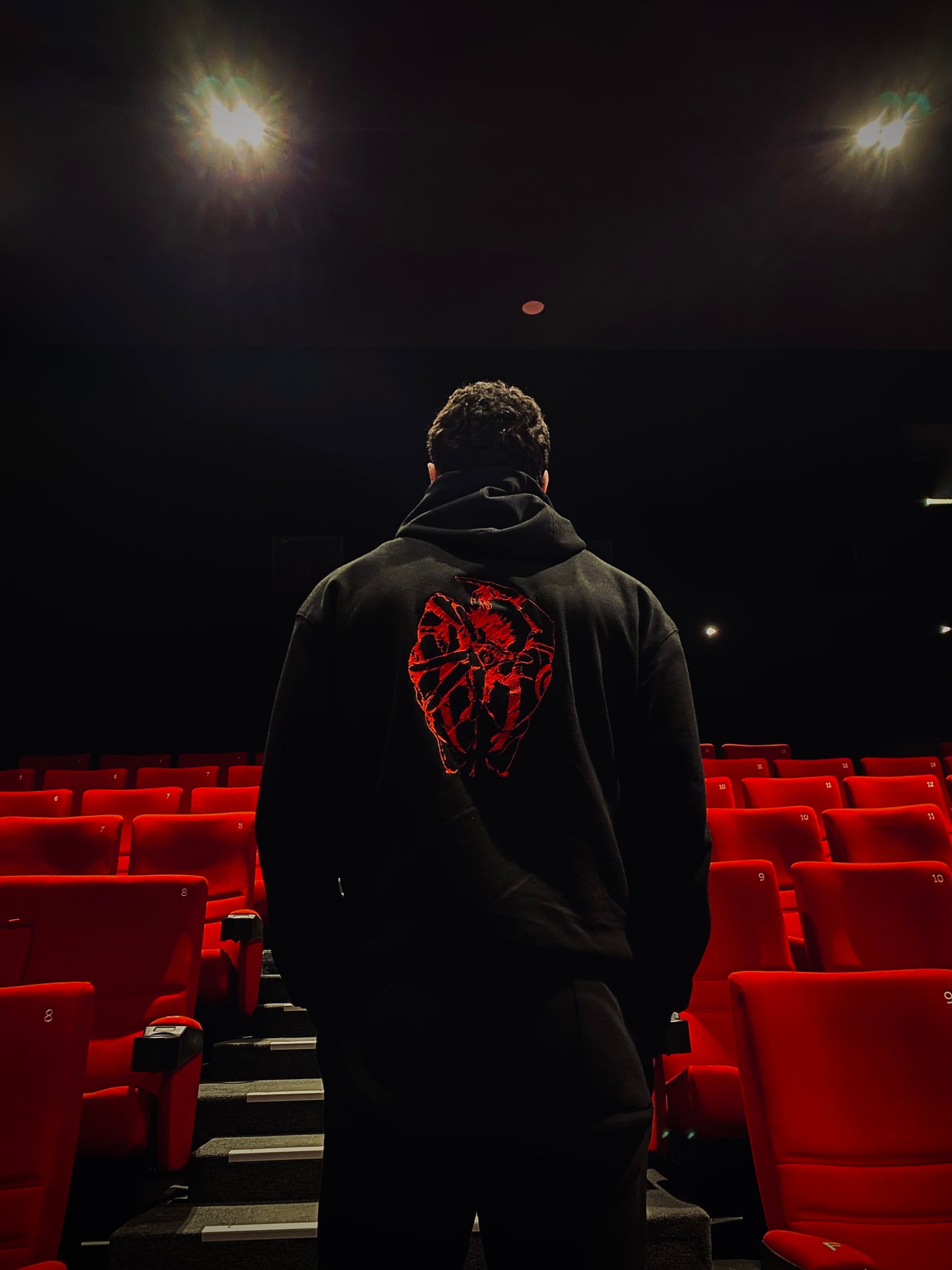 RED&BLACK HOODIE - Scar shop