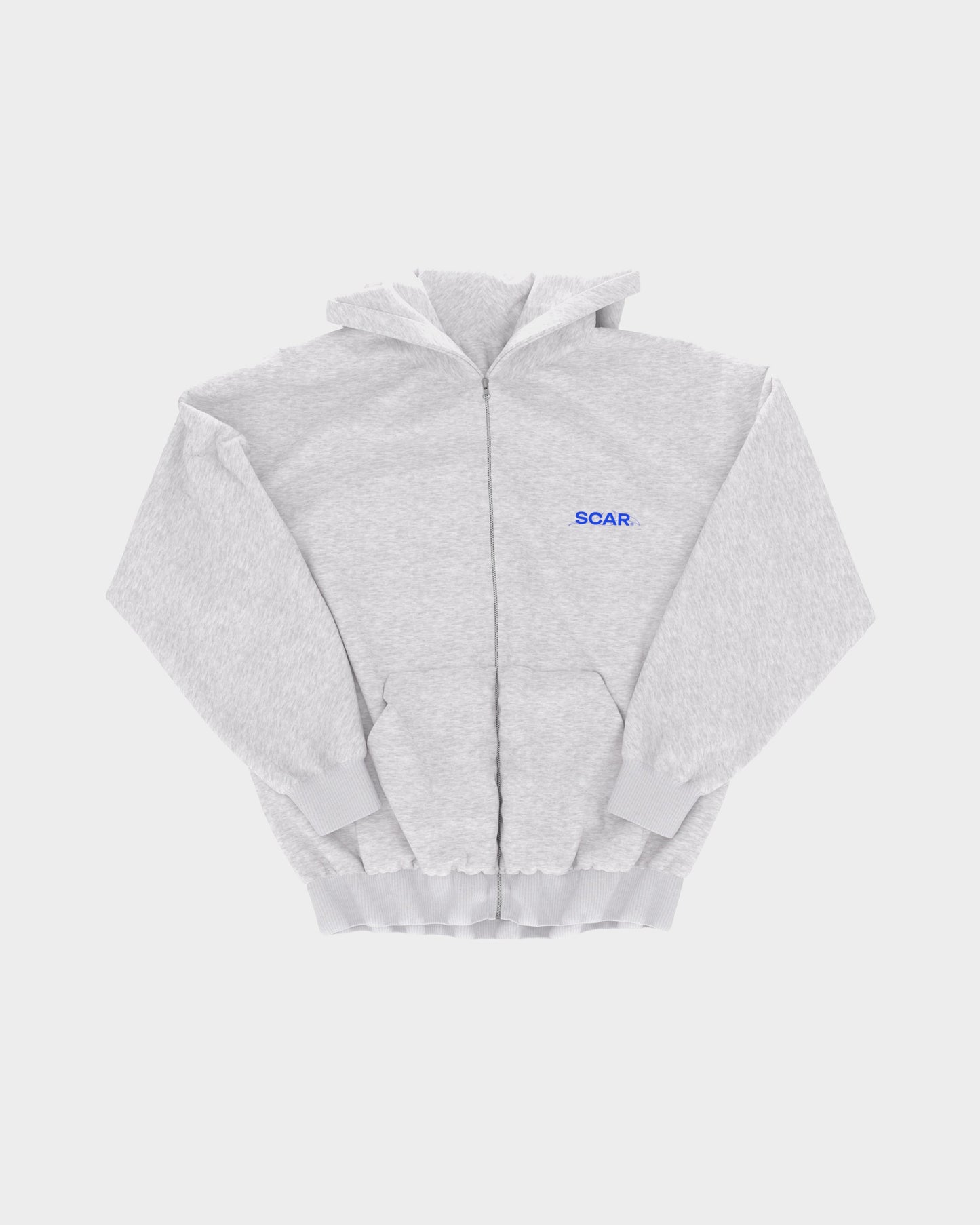 FLOW ZIP-UP HOODIE Grey