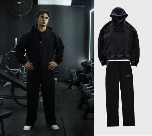 Black sweat combo