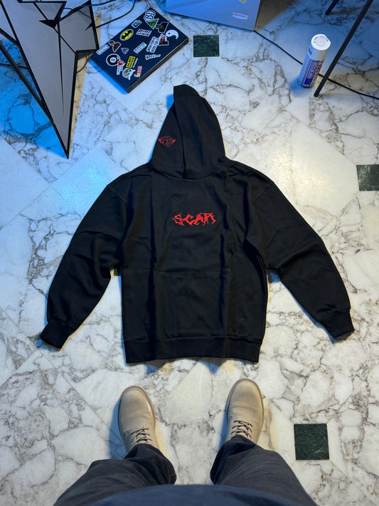 RED&BLACK HOODIE