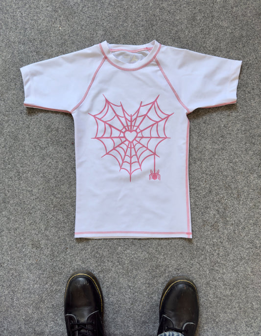 Spider heart compression tshirt