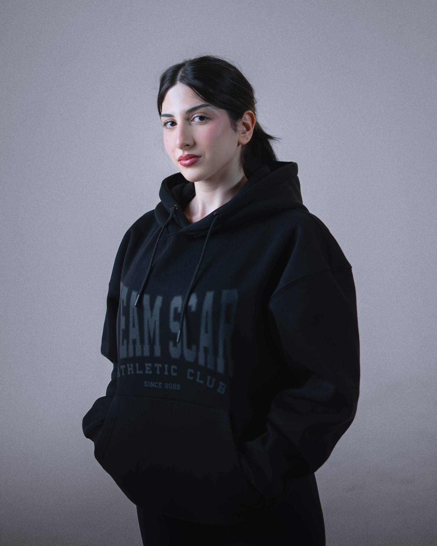 Team scar hoodie black