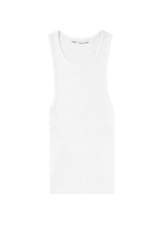 Scar white wife beater