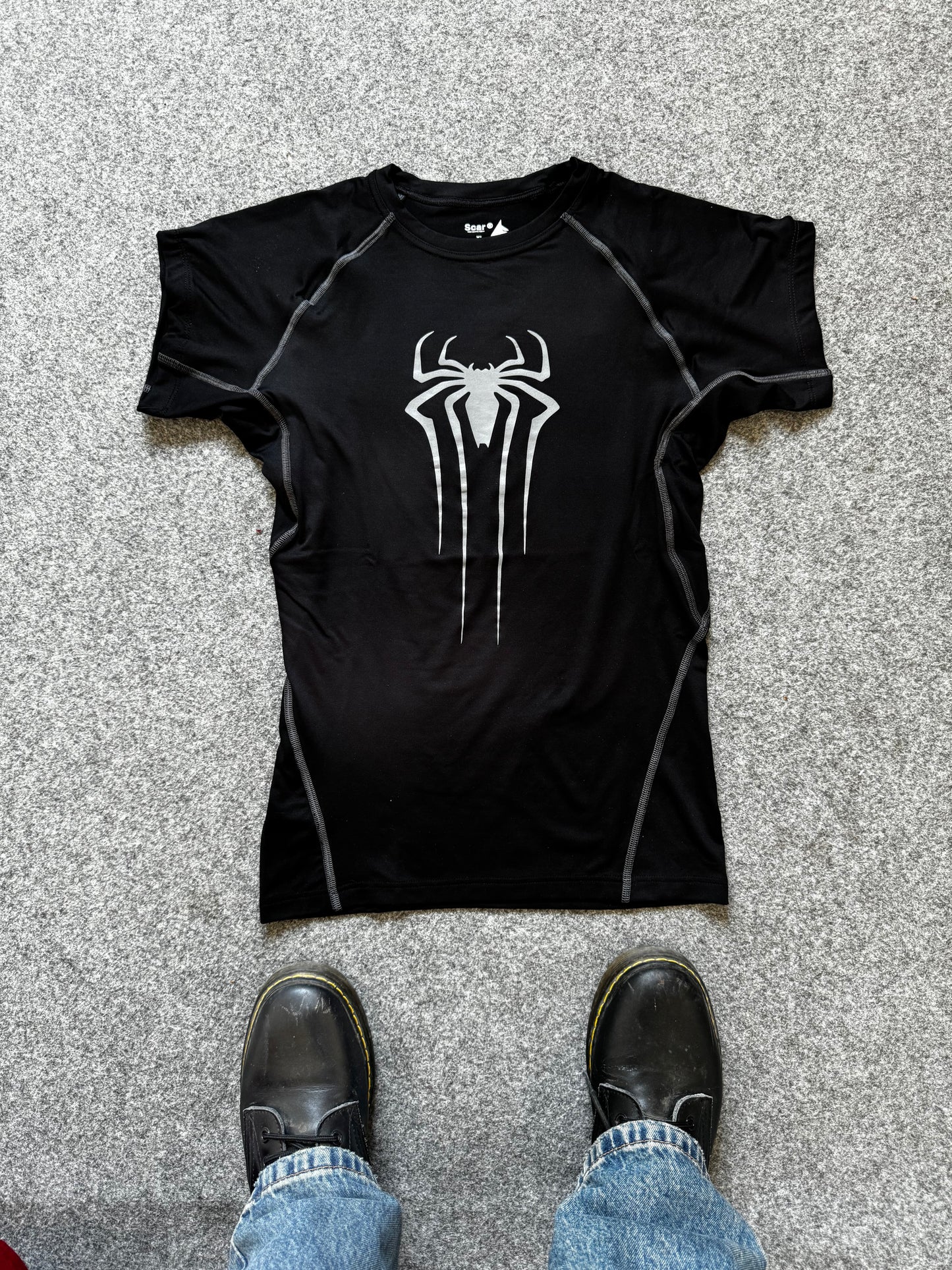 Spiderman compression tshirt