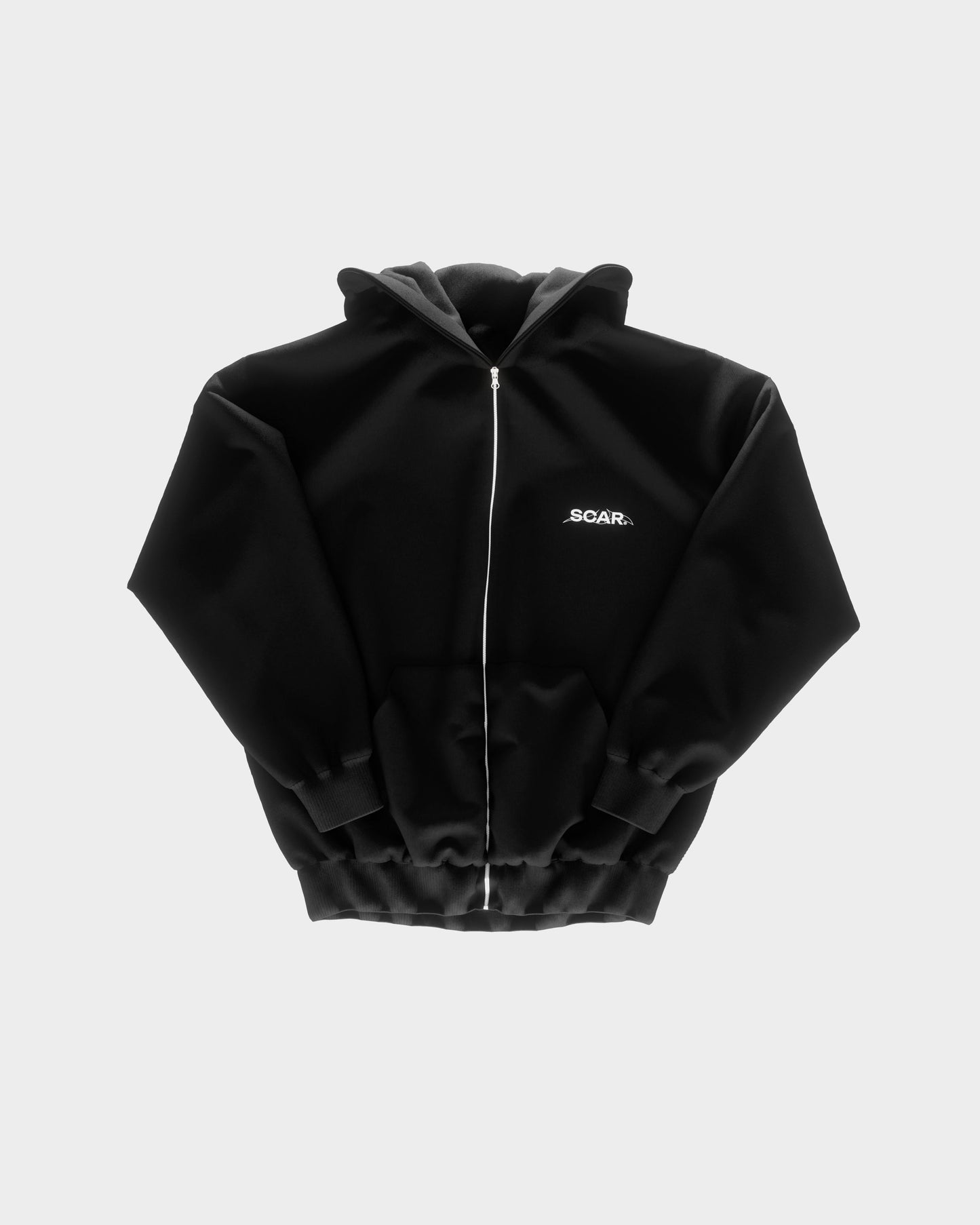 FLOW ZIP-UP HOODIE Black